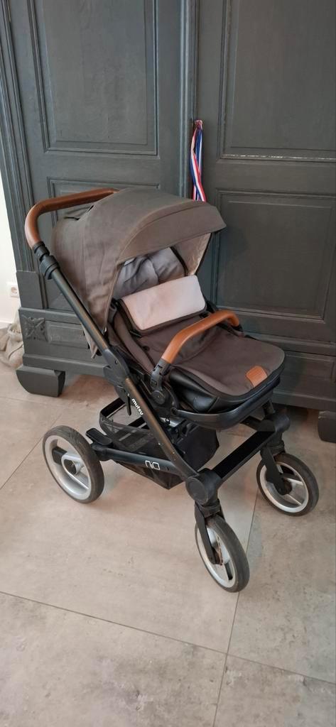 Mutsy Nio Groen - Combiwagen, Kinderen en Baby's, Kinderwagens en Combinaties, Zo goed als nieuw, Combiwagen, Mutsy, Met reiswieg