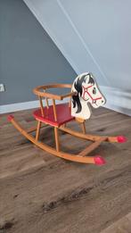 Houten hobbelpaard Vintage, Ophalen, Gebruikt
