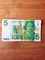 5 gulden bankbiljet 28 maart 1973 nr 1872864738 Joost v d Vo, Postzegels en Munten, Ophalen of Verzenden, 5 gulden
