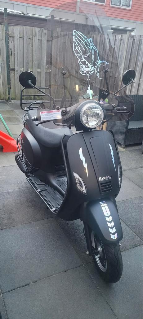 AGM Berini Snor ZGAN, Fietsen en Brommers, Scooters | Vespa, Zo goed als nieuw, Overige modellen, Benzine, Ophalen