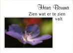 Hans Bouma - Zien wat er te zien valt, Ophalen of Verzenden, Zo goed als nieuw, Hans Bouma