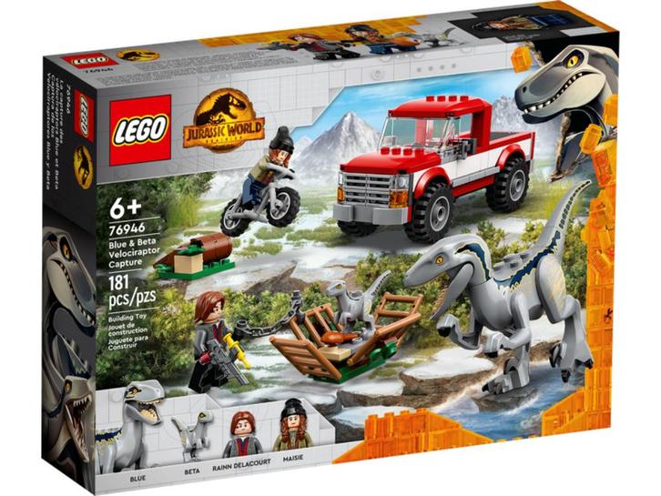 Lego Blue & Beta velociraptorvangst (76946) Nieuw, Kinderen en Baby's, Speelgoed | Duplo en Lego, Nieuw, Lego, Complete set, Ophalen of Verzenden