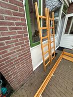 Lundia bedframe met 2 trapjes voor hoogslaper, Ophalen, Gebruikt, Eenpersoons, 200 cm