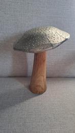 Decoratieve paddenstoel met gouden kap - herfstdecoratie, Ophalen of Verzenden, Nieuw