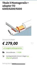 Rails en adapter’s thule 6200 6300 en 9200, Caravans en Kamperen, Caravan accessoires, Zo goed als nieuw