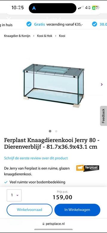 Knaagdierenkooi, accessoires & voeding/bodembedekking beschikbaar voor biedingen