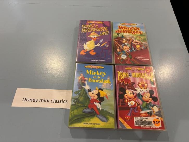 Disney videobanden mini classics video band origineel, Cd's en Dvd's, VHS | Kinderen en Jeugd, Zo goed als nieuw, Tekenfilms en Animatie