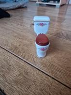 poppenhuis miniaturen reutter toilet dresdner rose, Verzamelen, Poppenhuizen en Toebehoren, Ophalen of Verzenden, Zo goed als nieuw