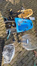 Yepp fiets stoeltjes voor én achter met scherm, Fietsen en Brommers, Fietsaccessoires | Fietsstoeltjes, Ophalen, Gebruikt, Yepp