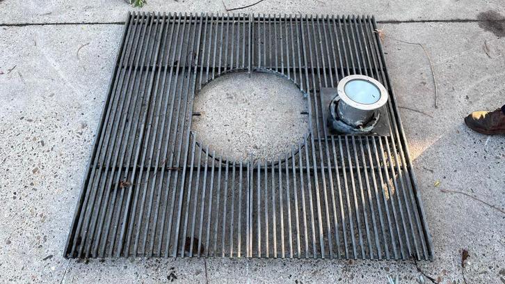 Boomrooster staal 1520 x 1520 mm met verlichting, Tuin en Terras, Planten | Bomen, Overige soorten, Minder dan 100 cm, Bloeit niet