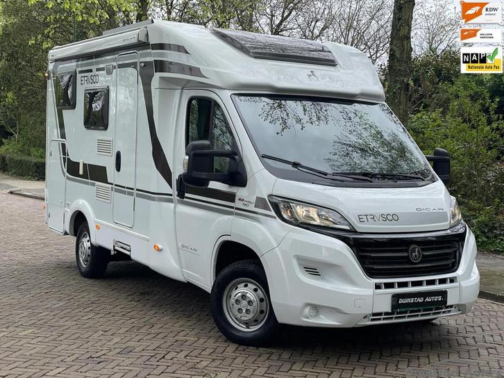 Etrusco T 5900 DB Euro6b FIAT motor *1ste Eig* 28dKm * Vrijw, Caravans en Kamperen, Campers, Half-integraal, Etrusco, Diesel, Handgeschakeld