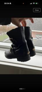Jimmy Choo - YOUTH Laarzen - Boots - Maat 35, Verzenden, Gedragen, Zwart, Lage of Enkellaarzen