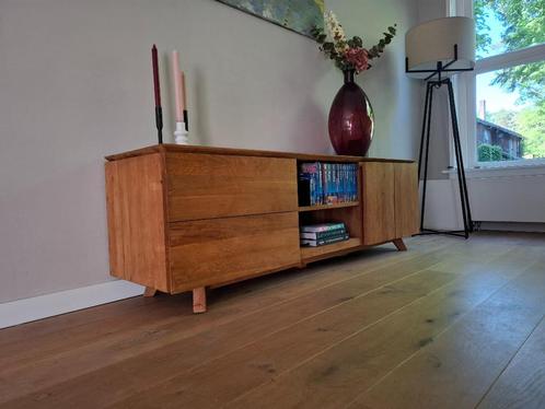 Teakhout televisiemeubel / kast, Huis en Inrichting, Kasten | Televisiemeubels, Zo goed als nieuw, Minder dan 100 cm, 150 tot 200 cm