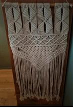 Macrame Brocant Wandkleed Bohemian 80x45, Huis en Inrichting, Ophalen, Zo goed als nieuw