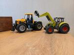 Siku Fastrac 1:32 & Claas 1:50 met bomenknijper, Ophalen of Verzenden