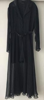 unieke zwarte feestjurk. Voile rok met korte broek. Mt 36/38, Zwart, Ophalen of Verzenden, Zo goed als nieuw, Maat 36 (S)