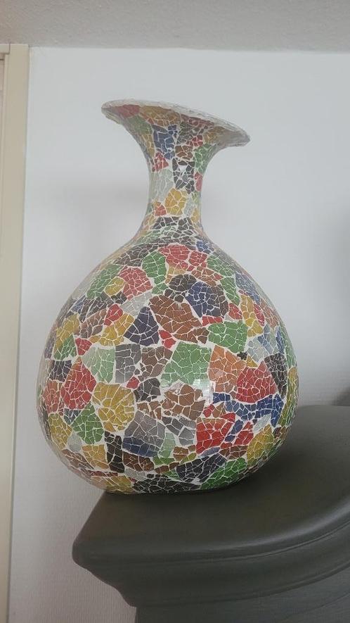 Mozaïek lamp, Huis en Inrichting, Lampen | Tafellampen, Zo goed als nieuw, Minder dan 50 cm, Glas, Ophalen