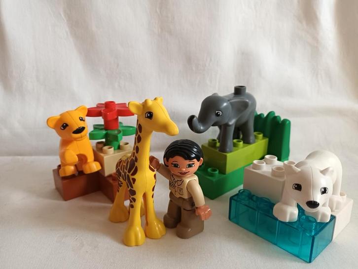 Duplo set 4962 Baby Zoo dierentuin, Kinderen en Baby's, Speelgoed | Duplo en Lego, Gebruikt, Duplo, Ophalen of Verzenden
