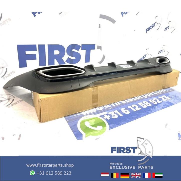 C118 W118 CLA AMG DIFFUSER origineel Mercedes CLA Klasse AMG, Auto-onderdelen, Overige Auto-onderdelen, Mercedes-Benz, Gebruikt