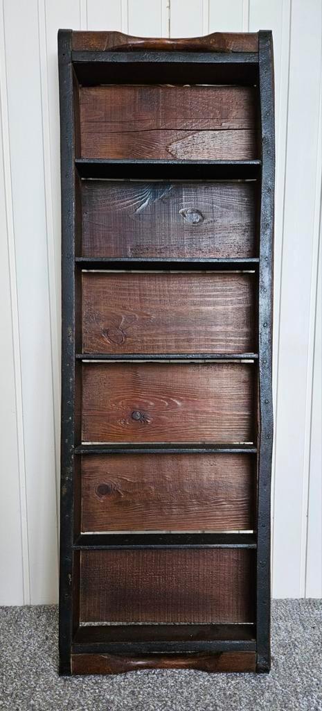 Originele vintage steenvorm van hout en ijzer, Antiek en Kunst, Curiosa en Brocante, Ophalen