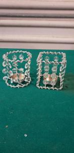 waxine houders met glas kralen, Ophalen of Verzenden