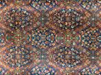 Vintage oosters wol Tafelkleed Persia floral 136x203cm, Gebruikt, 100 tot 150 cm, 200 cm of meer, Ophalen of Verzenden