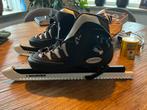 Zandstra long track III Ving fast noren schaatsen zwart, Sport en Fitness, Schaatsen, Ophalen, Zandstra, Zo goed als nieuw, Noren