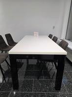 Eettafel + Salontafel  Z.G.A.N, Huis en Inrichting, Ophalen, Zo goed als nieuw, Vijf personen of meer, Rechthoekig