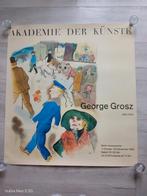 George Grosz - Akademie der Künste Affiche 1962, Ophalen of Verzenden, A1 t/m A3, Reclame, Rechthoekig Staand