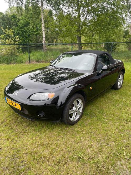 Mazda MX-5 1.8 Touring 2007 Zwart, Auto's, Mazda, Bedrijf, MX-5, Benzine, D, Cabriolet, Handgeschakeld, Geïmporteerd, Zwart, Zwart