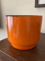 Oranje vintage bloempot jaren 60., Tuin en Terras, Bloempotten, Ophalen, Zo goed als nieuw, Aardewerk