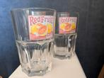 2 red fruit drinkglazen glas, Ophalen of Verzenden, Gebruikt