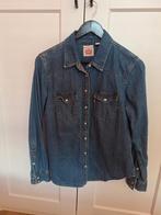 Levi's classic fit western blouse maat M, Ophalen of Verzenden, Zo goed als nieuw, Blauw