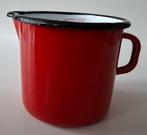 Rood emaille maatbeker

500 ml., Antiek en Kunst, Ophalen of Verzenden