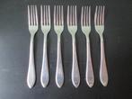6 Dessert Vorkjes Puntfilet INOXA Vlekvrij 14,5 cm, Antiek en Kunst, Ophalen of Verzenden