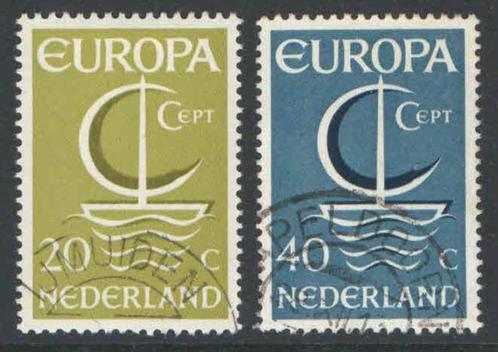 Nederland NVPH nr 868/9 gestempeld Europazegels 1966, Postzegels en Munten, Postzegels | Nederland, Gestempeld, Na 1940, Verzenden