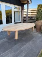 Zeer mooie Jelle eettafel ( eiken ) van Pilat & Pilat, 200 cm of meer, Ophalen of Verzenden, Zo goed als nieuw, Vijf personen of meer