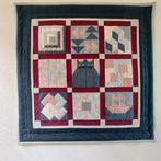 Handgemaakte Patchwork Quilt met Katten, Ophalen of Verzenden