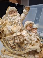 kerst voorstelling Kerstman met rendieren, Ophalen, Zo goed als nieuw