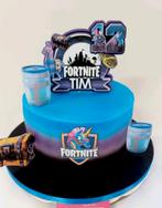 Taartsteker/Topper Fortnite 14x12cm handgemaakt, Ophalen of Verzenden, Nieuw, Taarten, Versiering