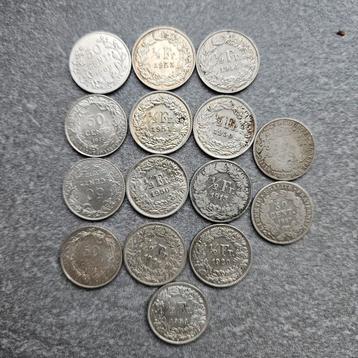 15 zilveren centimes beschikbaar voor biedingen