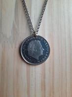 Unie van Utrecht Rijksdaalder aan Ketting 60cm, Ophalen of Verzenden, Zo goed als nieuw, Zilver, Overige materialen