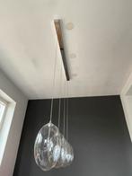 Hanglamp / eettafellamp, Ophalen of Verzenden, 75 cm of meer, Modern, Glas