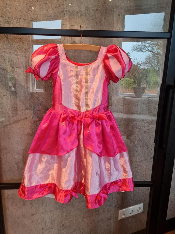 Prinsessenjurk maat 104/110, Kinderen en Baby's, Carnavalskleding en Verkleedspullen, Zo goed als nieuw, Meisje, 104 of kleiner