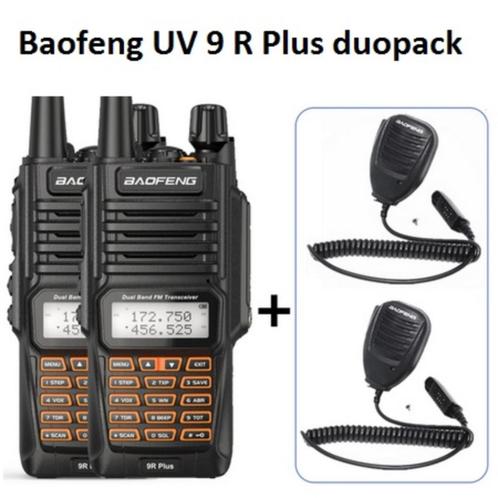 Baofeng UV 9 R 15W duo pack portofoon walkie talkie | NIEUW, Telecommunicatie, Portofoons en Walkie-talkies, Nieuw, Verzenden
