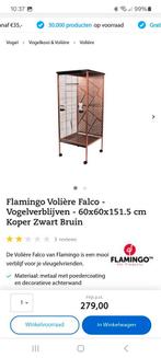 Z.G.A.N Grote Vogelkooi incl speelgoed stokken touwen bakjes, Dieren en Toebehoren, Ophalen, Zo goed als nieuw, Metaal, Vogelkooi