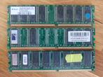 3 stuks 256MB RAM DDR PC2100 266MHz CL2.5 RAM Memory Bank, Computers en Software, RAM geheugen, 1 GB of minder, DDR, Desktop, Ophalen of Verzenden