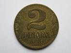 Joegoslavië 2 dinara 1938 KM21 kleine kroon prachtig, Ophalen of Verzenden, Joegoslavië, Losse munt