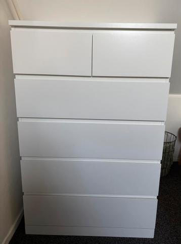 Ikea Malm kast met 6 lades - afbeelding 1