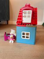 Lego Duplo Huisje met Bed en Poppetje, Ophalen of Verzenden, Gebruikt, Complete set, Duplo